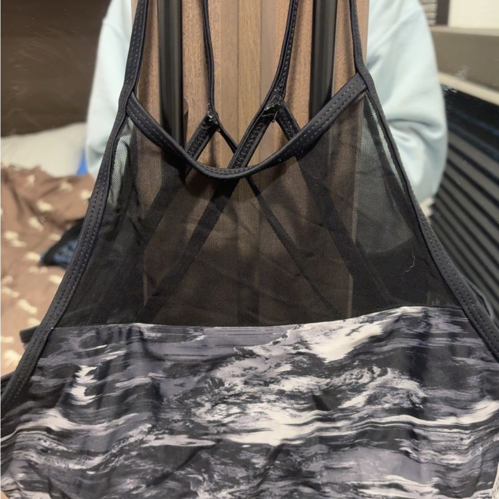 RBX Black and Gray Bikini top